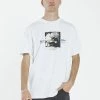 Thrills Co. Speed Metal Merch Fit Tee - White Tees & Tank Tops