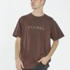Thrills Co. Tees & Tank Tops Liste Embro Merch Fit Tee - Washed Cocoa