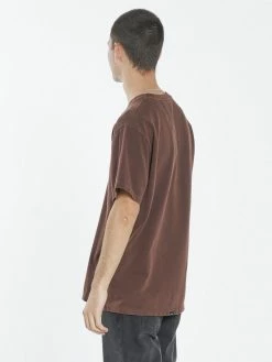 Thrills Co. Tees & Tank Tops Liste Embro Merch Fit Tee - Washed Cocoa
