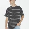 Thrills Co. Tees & Tank Tops Minimal Thrills Stripe Merch Fit Pocket Tee - Postal Brown 1 Thrills Co. Tees & Tank Tops Minimal Thrills Stripe Merch Fit Pocket Tee - Postal Brown