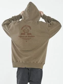 Thrills Co. Engineered For Happiness Slouch Hood - Desert Sweaters & Fleece