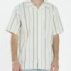 Thrills Co. Shirts Minimal Thrills Jacquard Bowling Shirt - Tofu