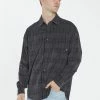 Thrills Co. Napier Cord Long Sleeve Shirt - Black Shirts
