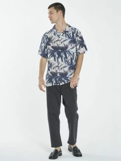 Thrills Co. Shirts Spiritual Security Bowling Shirt - Deep Purple