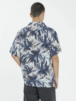 Thrills Co. Shirts Spiritual Security Bowling Shirt - Deep Purple