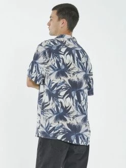 Thrills Co. Shirts Spiritual Security Bowling Shirt - Deep Purple