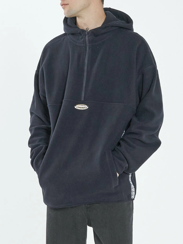 Thrills Co. Euphoria Polar Fleece Slouch Pull On Hood - Dark Navy Sweaters & Fleece 5 Thrills Co. Euphoria Polar Fleece Slouch Pull On Hood - Dark Navy Sweaters & Fleece