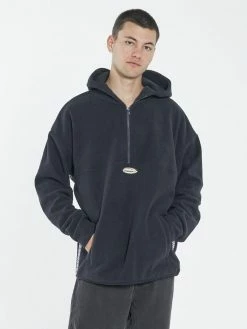 Thrills Co. Euphoria Polar Fleece Slouch Pull On Hood - Dark Navy Sweaters & Fleece 11 Thrills Co. Euphoria Polar Fleece Slouch Pull On Hood - Dark Navy Sweaters & Fleece
