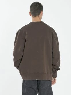 Thrills Co. Sweaters & Fleece Minimal Thrills Oversize Crew - Postal Brown