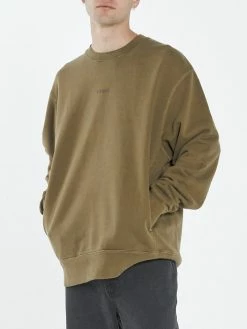 Thrills Co. Minimal Thrills Oversize Crew - Plantation Sweaters & Fleece