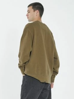Thrills Co. Minimal Thrills Oversize Crew - Plantation Sweaters & Fleece