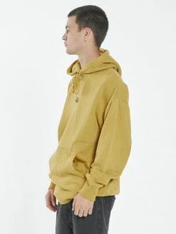 Thrills Co. Lords Slouch Pull On Hood - Mineral Yellow Sweaters & Fleece
