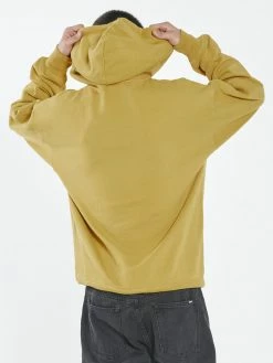 Thrills Co. Lords Slouch Pull On Hood - Mineral Yellow Sweaters & Fleece