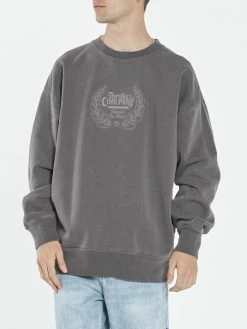 Thrills Co. Sweaters & Fleece Paradise Crest Slouch Crew Neck Fleece - Plum
