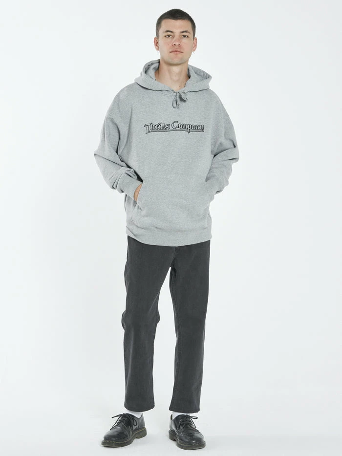 Thrills Co. Knights Slouch Pull On Hood - Grey Marle Sweaters & Fleece 5 Thrills Co. Knights Slouch Pull On Hood - Grey Marle Sweaters & Fleece