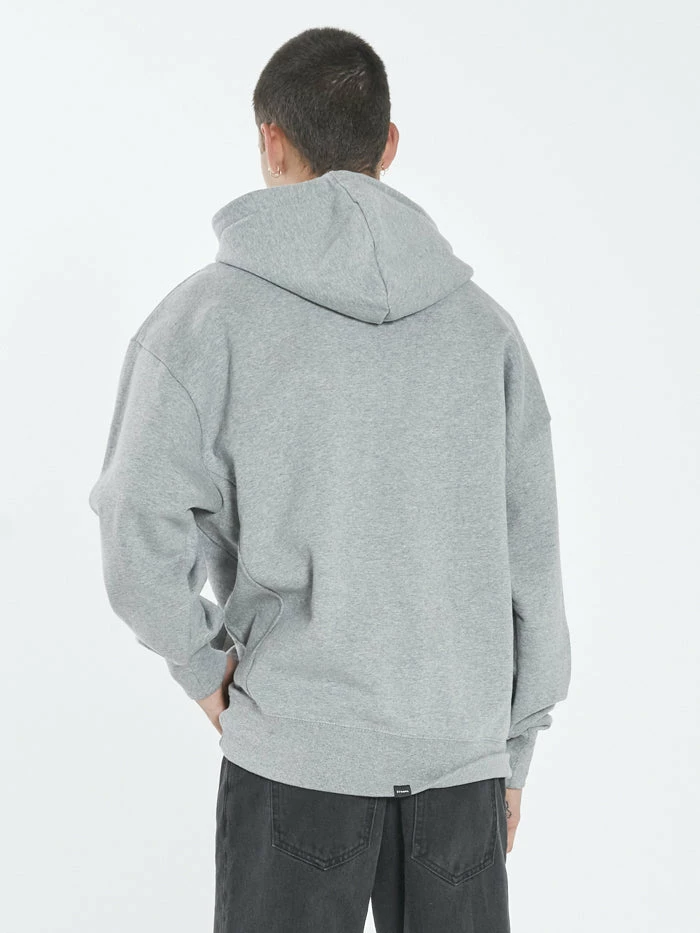 Thrills Co. Knights Slouch Pull On Hood - Grey Marle Sweaters & Fleece 4 Thrills Co. Knights Slouch Pull On Hood - Grey Marle Sweaters & Fleece