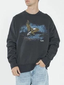 Thrills Co. Twilight Slouch Fit Crew - Twilight Black