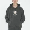Thrills Co. Delirium Slouch Pull On Hood - Oil Green