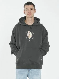 Thrills Co. Delirium Slouch Pull On Hood - Oil Green