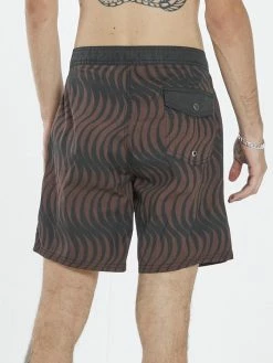 Thrills Co. Winter Style Paradise On Repeat Boardshort - Washed Cocoa