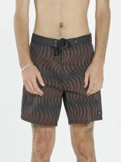 Thrills Co. Winter Style Paradise On Repeat Boardshort - Washed Cocoa