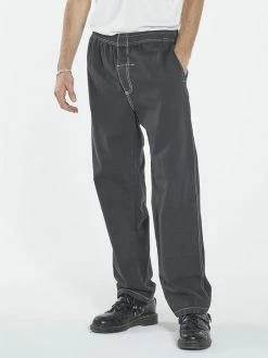 Thrills Co. Infinite Thrills Chopped Elastic Surf Pant - Washed Black Pants