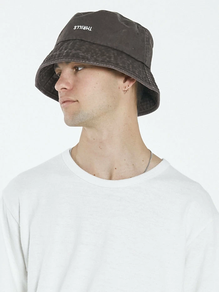 Thrills Co. Minimal Thrills Bucket Hat - Postal Brown Accessories 4 Thrills Co. Minimal Thrills Bucket Hat - Postal Brown Accessories