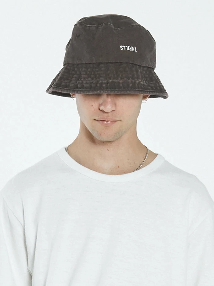 Thrills Co. Minimal Thrills Bucket Hat - Postal Brown Accessories 5 Thrills Co. Minimal Thrills Bucket Hat - Postal Brown Accessories