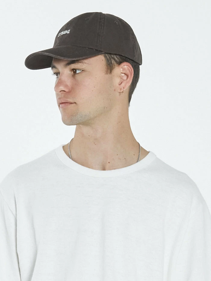 Thrills Co. Minimal Thrills 6 Panel Cap - Postal Brown 4 Thrills Co. Minimal Thrills 6 Panel Cap - Postal Brown