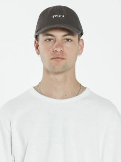 Thrills Co. Minimal Thrills 6 Panel Cap - Postal Brown