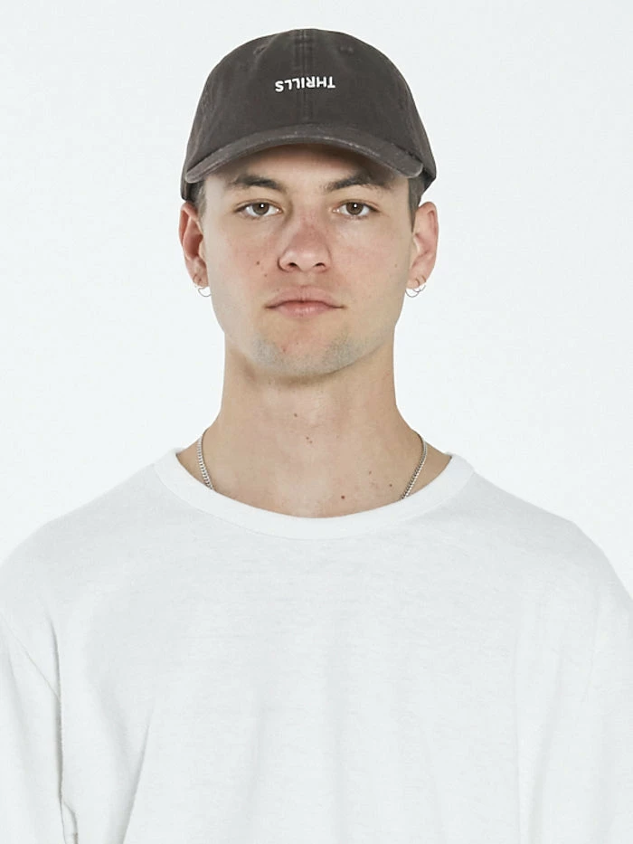 Thrills Co. Minimal Thrills 6 Panel Cap - Postal Brown 3 Thrills Co. Minimal Thrills 6 Panel Cap - Postal Brown