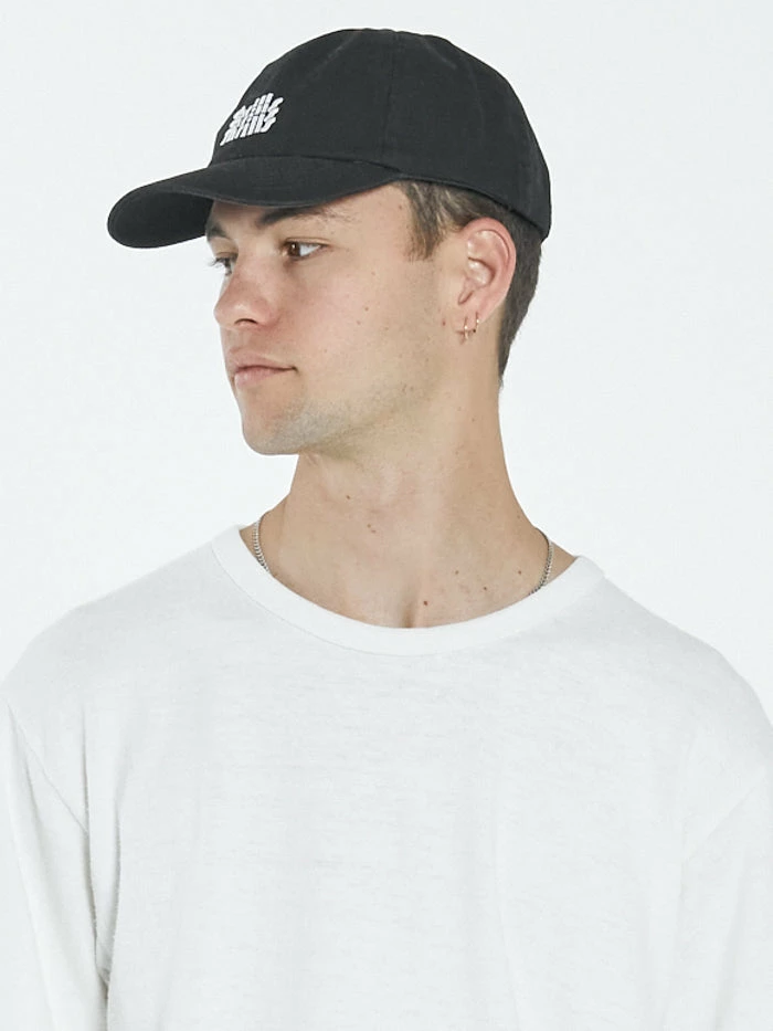 Thrills Co. Infinite Thrills 6 Panel Cap - Washed Black 4 Thrills Co. Infinite Thrills 6 Panel Cap - Washed Black