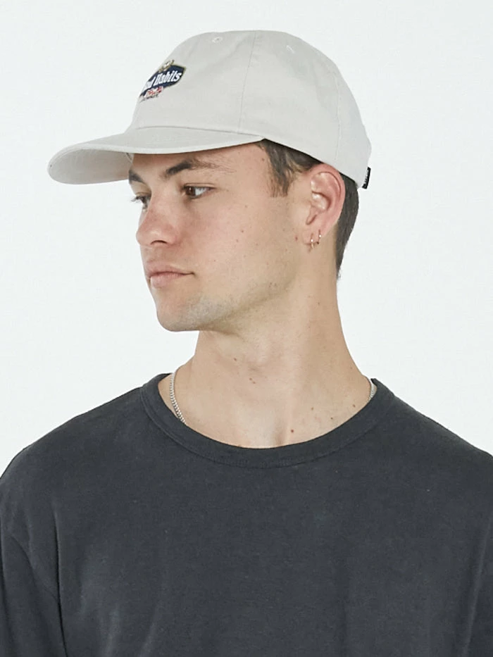Thrills Co. Bad Habits 6 Panel Cap - Dirty White Accessories 4 Thrills Co. Bad Habits 6 Panel Cap - Dirty White Accessories