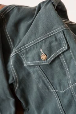 Thrills Co. Madi Jacket - Vintage Teal 1% For The Planet