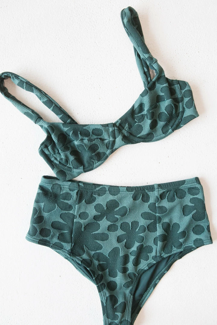 Thrills Co. 1% For The Planet Layla Underwire Bikini Top - Vintage Teal 7 Thrills Co. 1% For The Planet Layla Underwire Bikini Top - Vintage Teal