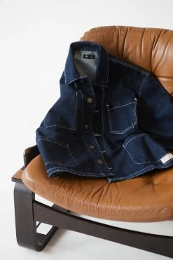 Thrills Co. Workwear Work Shop Denim Jacket - Indigo Rinse