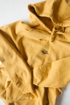 Thrills Co. Lords Slouch Pull On Hood - Mineral Yellow Sweaters & Fleece
