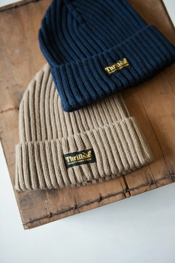 Thrills Co. Accessories Thrills Union Beanie - True Navy 6 Thrills Co. Accessories Thrills Union Beanie - True Navy