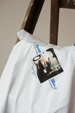 Thrills Co. Speed Metal Merch Fit Tee - White Tees & Tank Tops