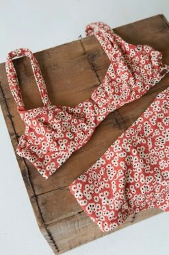 Thrills Co. Mallory Underwire Bikini Top - Red