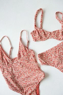 Thrills Co. Mallory Underwire Bikini Top - Red