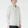 Thrills Co. Shirts Pocket Canyon Long Sleeve Shirt - Vintage Bone