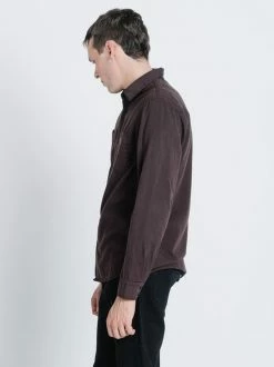 Thrills Co. Pocket Canyon Long Sleeve Shirt - Postal Brown
