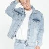 Thrills Co. Oversized Wanderer Denim Jacket - Aged Blue
