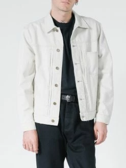 Thrills Co. Ryder Oversized Denim Jacket - Vintage Bone
