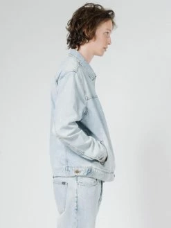 Thrills Co. Ryder Oversized Denim Jacket - Time Worn Blue Jackets