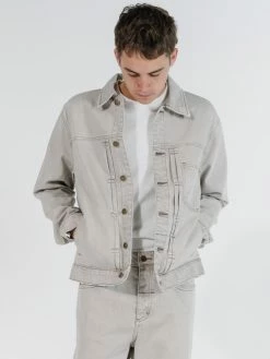 Thrills Co. Ryder Oversized Denim Jacket - Oat Jackets