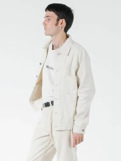 Thrills Co. Ryder Oversized Denim Jacket - Unbleached