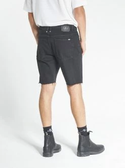 Thrills Co. Shorts Chopped Denim Short - Black Rinse