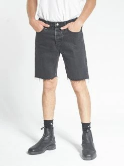 Thrills Co. Shorts Chopped Denim Short - Black Rinse